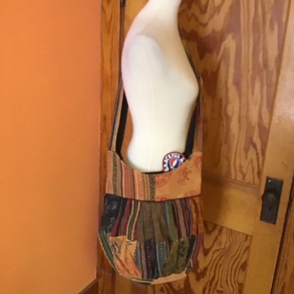 Grateful Dead NWT Orange Patchwork Purse - Picture 9 of 12